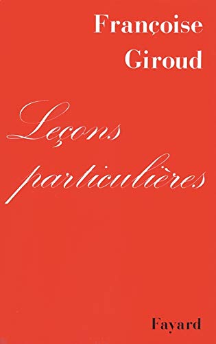 Lecons particulieres